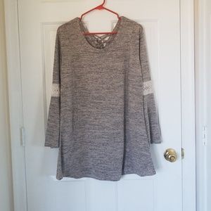 Cross Back Tie Tunic